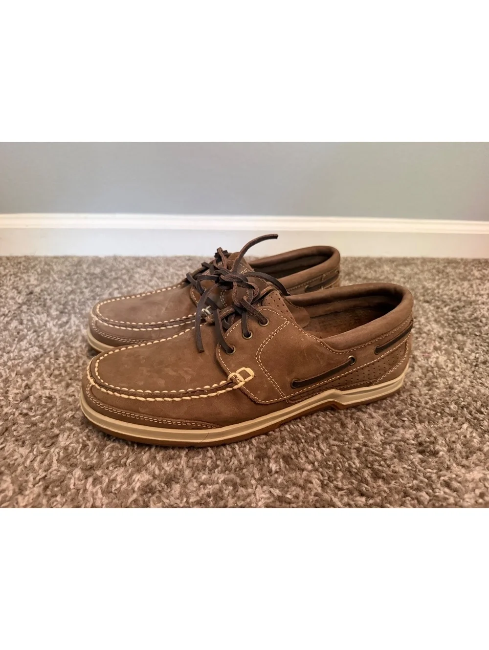 New Island Stag Helm Boat Shoes Men’s 8